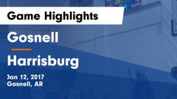 Gosnell  vs Harrisburg  Game Highlights - Jan 12, 2017