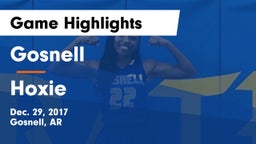 Gosnell  vs Hoxie  Game Highlights - Dec. 29, 2017