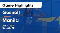 Gosnell  vs Manila  Game Highlights - Jan. 4, 2018