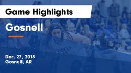 Gosnell  Game Highlights - Dec. 27, 2018