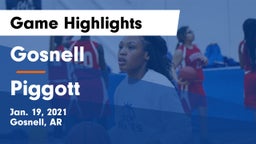 Gosnell  vs Piggott  Game Highlights - Jan. 19, 2021