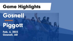 Gosnell  vs Piggott  Game Highlights - Feb. 6, 2023