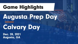 Augusta Prep Day  vs Calvary Day  Game Highlights - Dec. 28, 2021