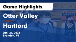Otter Valley  vs Hartford  Game Highlights - Jan. 21, 2022