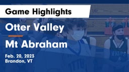 Otter Valley  vs Mt Abraham Game Highlights - Feb. 20, 2023