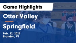 Otter Valley  vs Springfield Game Highlights - Feb. 22, 2023