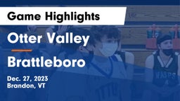 Otter Valley  vs Brattleboro Game Highlights - Dec. 27, 2023