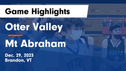 Otter Valley  vs Mt Abraham Game Highlights - Dec. 29, 2023