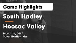 South Hadley  vs Hoosac Valley  Game Highlights - March 11, 2017