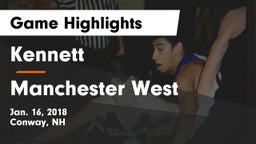 Kennett  vs Manchester West Game Highlights - Jan. 16, 2018