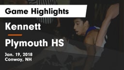 Kennett  vs Plymouth HS Game Highlights - Jan. 19, 2018