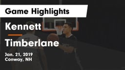 Kennett  vs Timberlane  Game Highlights - Jan. 21, 2019