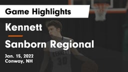 Kennett  vs Sanborn Regional  Game Highlights - Jan. 15, 2022