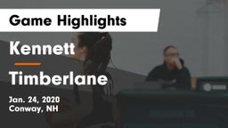 Kennett  vs Timberlane  Game Highlights - Jan. 24, 2020