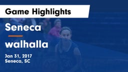 Seneca  vs walhalla Game Highlights - Jan 31, 2017