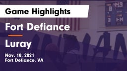 Fort Defiance  vs Luray  Game Highlights - Nov. 18, 2021