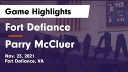 Fort Defiance  vs Parry McCluer  Game Highlights - Nov. 23, 2021