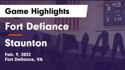 Fort Defiance  vs Staunton  Game Highlights - Feb. 9, 2022