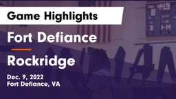 Fort Defiance  vs Rockridge  Game Highlights - Dec. 9, 2022