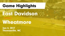 East Davidson  vs Wheatmore Game Highlights - Jan 4, 2017