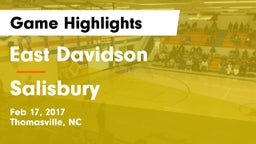 East Davidson  vs Salisbury  Game Highlights - Feb 17, 2017