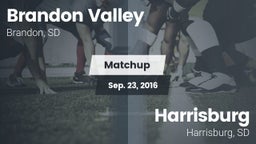 Matchup: Brandon Valley High vs. Harrisburg  2016