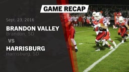 Recap: Brandon Valley  vs. Harrisburg  2016