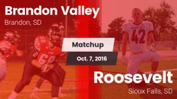 Matchup: Brandon Valley High vs. Roosevelt  2016