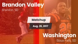 Matchup: Brandon Valley High vs. Washington  2017