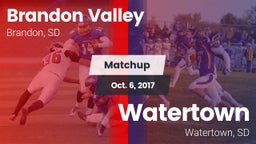 Matchup: Brandon Valley High vs. Watertown  2017