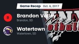 Recap: Brandon Valley  vs. Watertown  2017