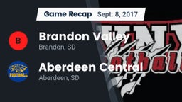 Recap: Brandon Valley  vs. Aberdeen Central  2017