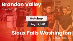 Matchup: Brandon Valley High vs. Sioux Falls Washington  2018