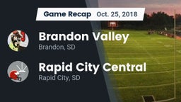 Recap: Brandon Valley  vs. Rapid City Central  2018