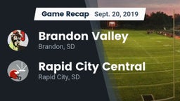 Recap: Brandon Valley  vs. Rapid City Central  2019