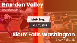 Matchup: Brandon Valley High vs. Sioux Falls Washington  2019
