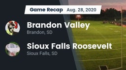 Recap: Brandon Valley  vs. Sioux Falls Roosevelt  2020