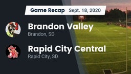 Recap: Brandon Valley  vs. Rapid City Central  2020