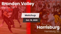 Matchup: Brandon Valley High vs. Harrisburg  2020