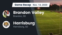 Recap: Brandon Valley  vs. Harrisburg  2020