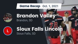 Recap: Brandon Valley  vs. Sioux Falls Lincoln  2021