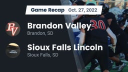 Recap: Brandon Valley  vs. Sioux Falls Lincoln  2022