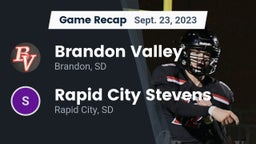 Recap: Brandon Valley  vs. Rapid City Stevens  2023