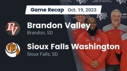 Recap: Brandon Valley  vs. Sioux Falls Washington  2023