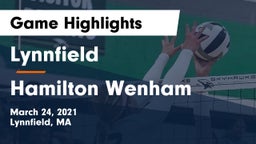 Lynnfield  vs Hamilton Wenham  Game Highlights - March 24, 2021