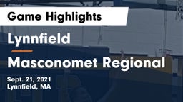 Lynnfield  vs Masconomet Regional  Game Highlights - Sept. 21, 2021