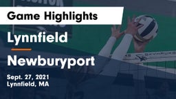Lynnfield  vs Newburyport  Game Highlights - Sept. 27, 2021