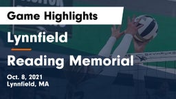 Lynnfield  vs Reading Memorial  Game Highlights - Oct. 8, 2021