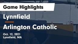 Lynnfield  vs Arlington Catholic  Game Highlights - Oct. 12, 2021