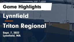 Lynnfield  vs Triton Regional Game Highlights - Sept. 7, 2022